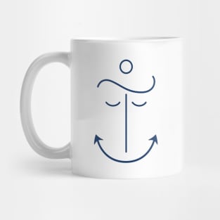 Anchor Blue Mug